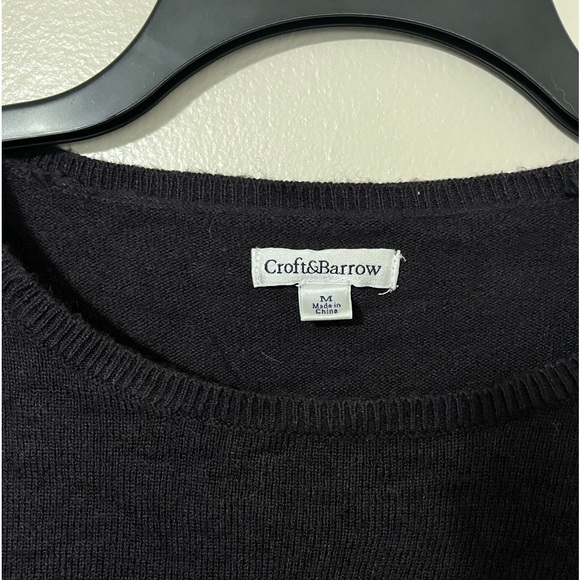 🌻 Craft & Barrow | Dark Purple Plum Sweater - Picture 4 of 4